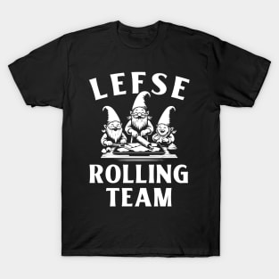 Lefse Rolling Team Gnome T-Shirt